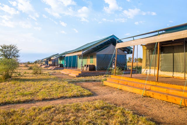 Stanové chatky v Serengeti Heritage Luxury Tented Camp